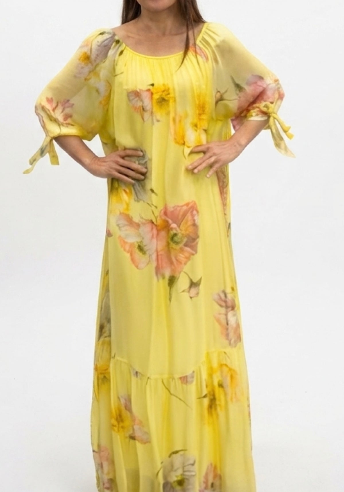 Blossom Silk Dress