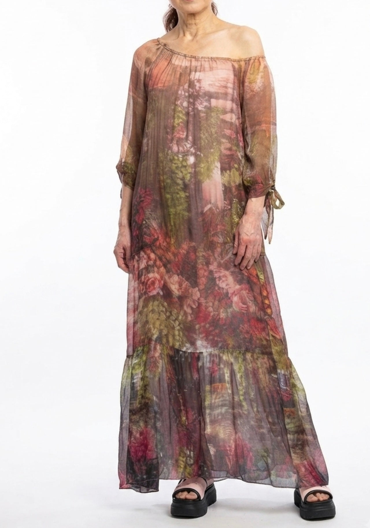 Riella Silk Dress