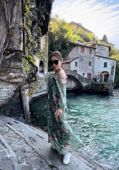 Blossom Silk Dress
