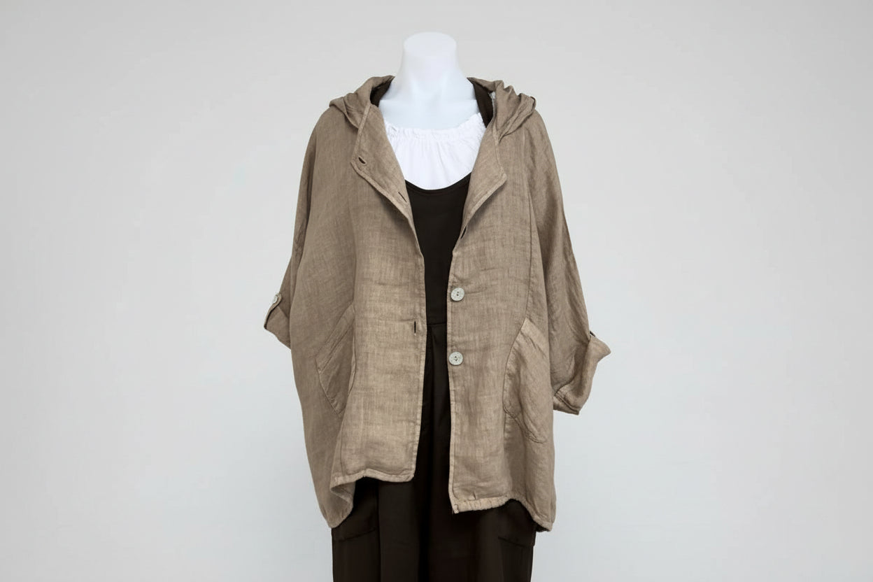 Hayley Linen Hoodie