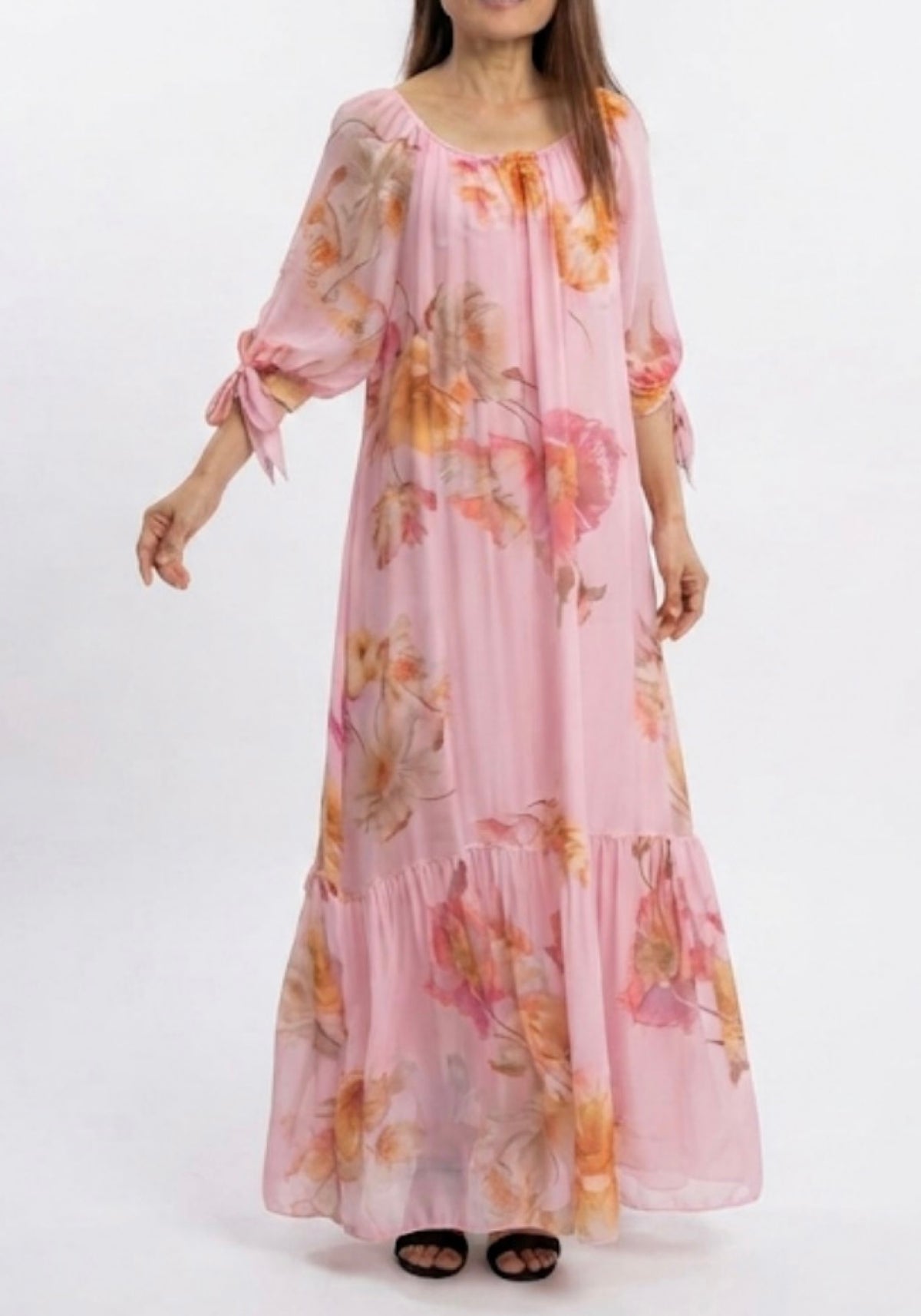 Blossom Silk Dress