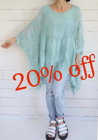 Made In Italy Eve Lace Top