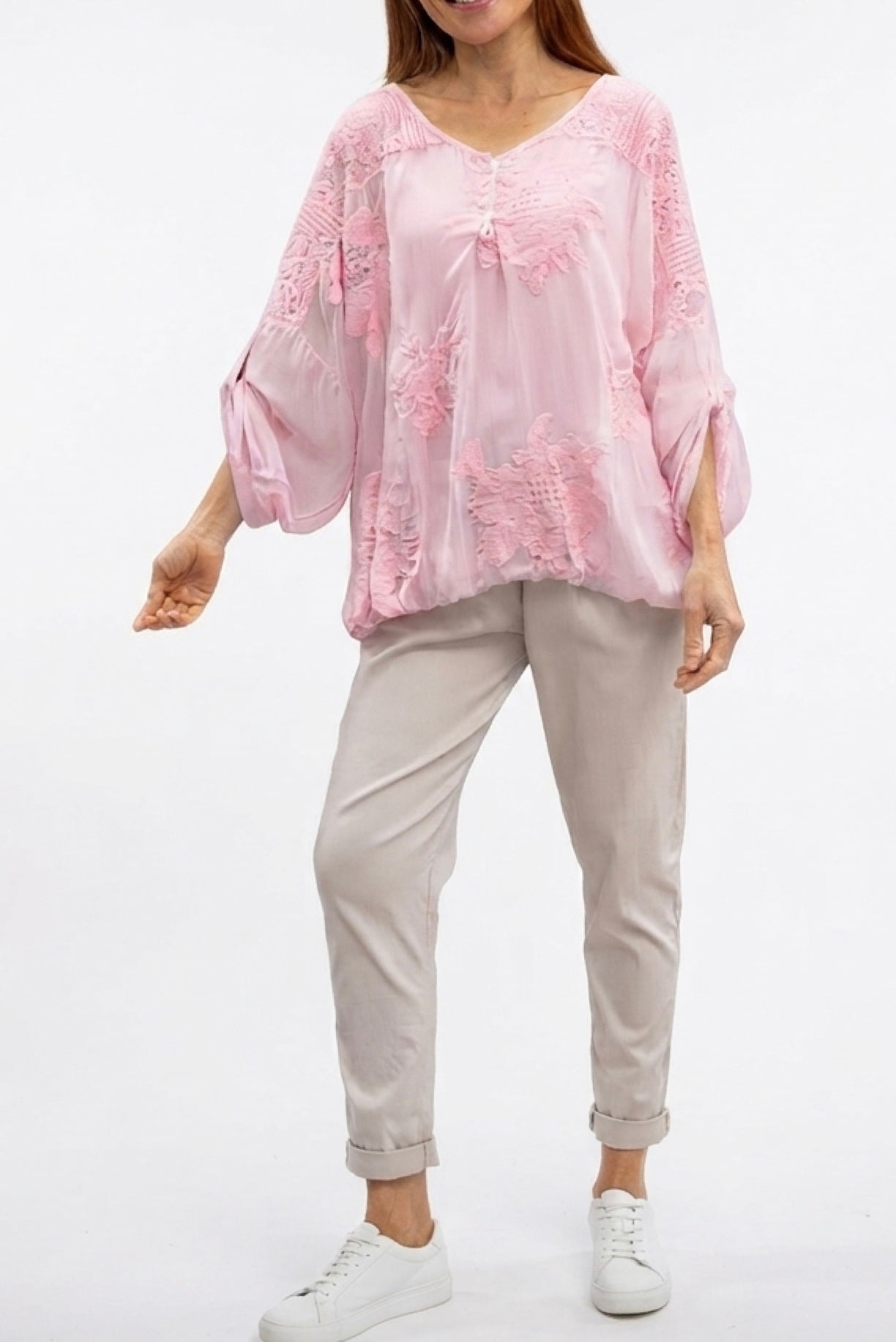 Nicola Silk Top