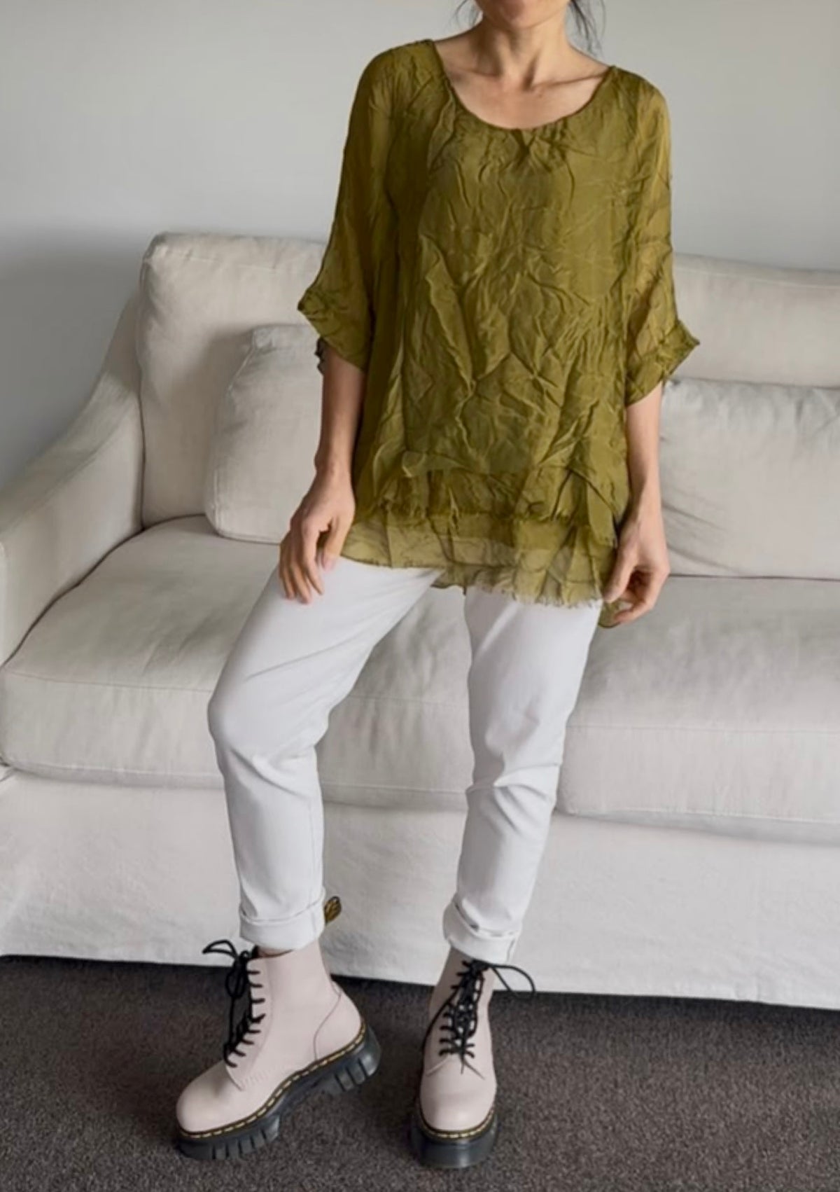 Made in Italy Lavinia Silk Top