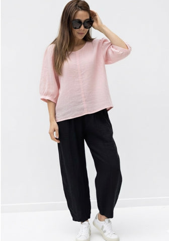 Liliosa Linen Top