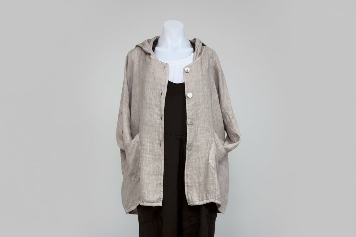 Hayley Linen Hoodie