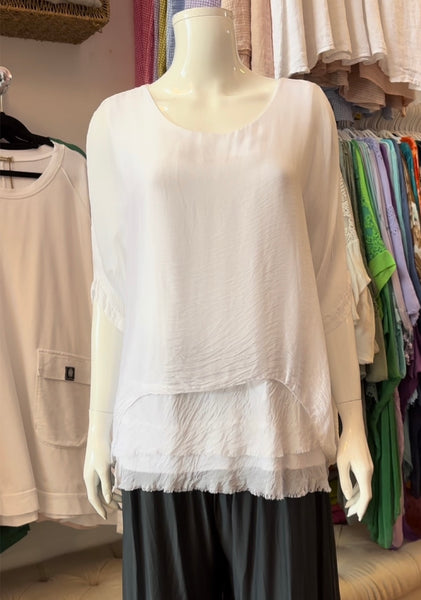 Made in Italy Lavinia Silk Top