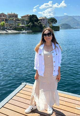 Italian Province Perenna Linen Jacket