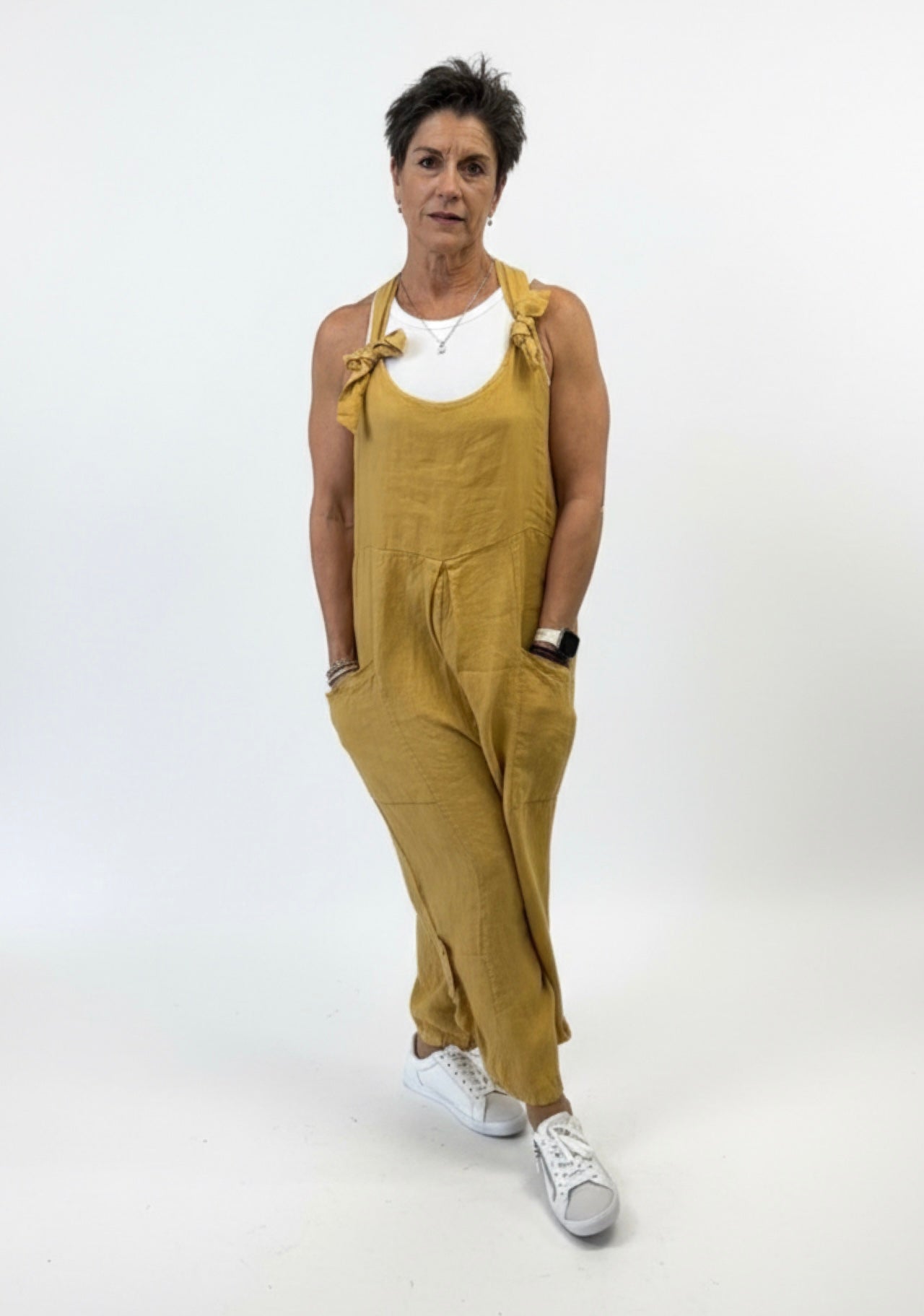 Milania Linen Overalls