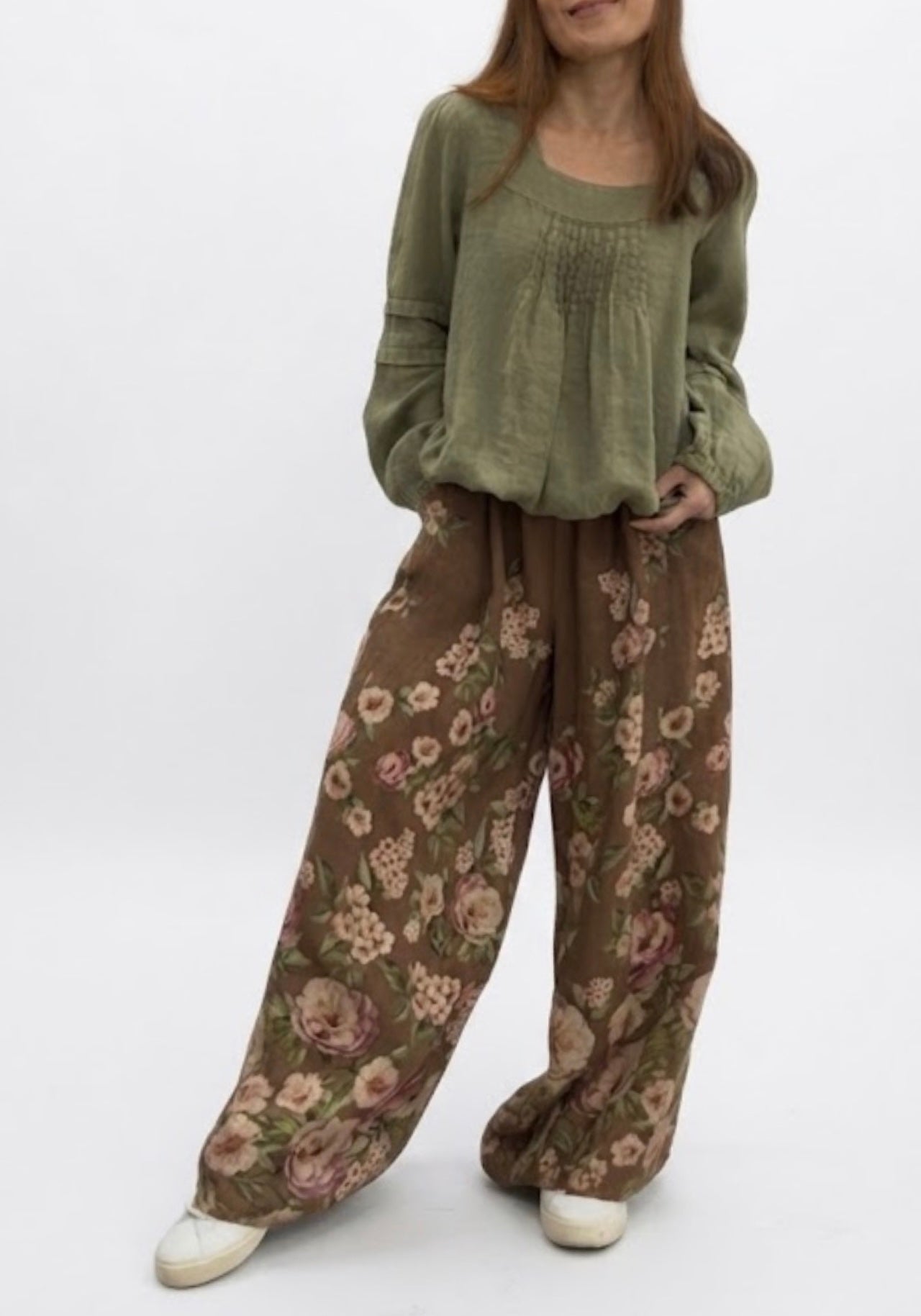 Loretta Linen Top