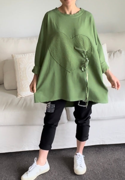 Made in Italy Minna Heart Top