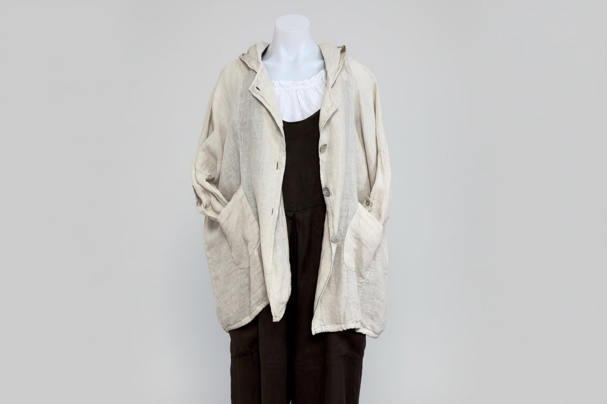 Hayley Linen Hoodie