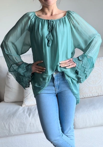 Ayla Silk Top