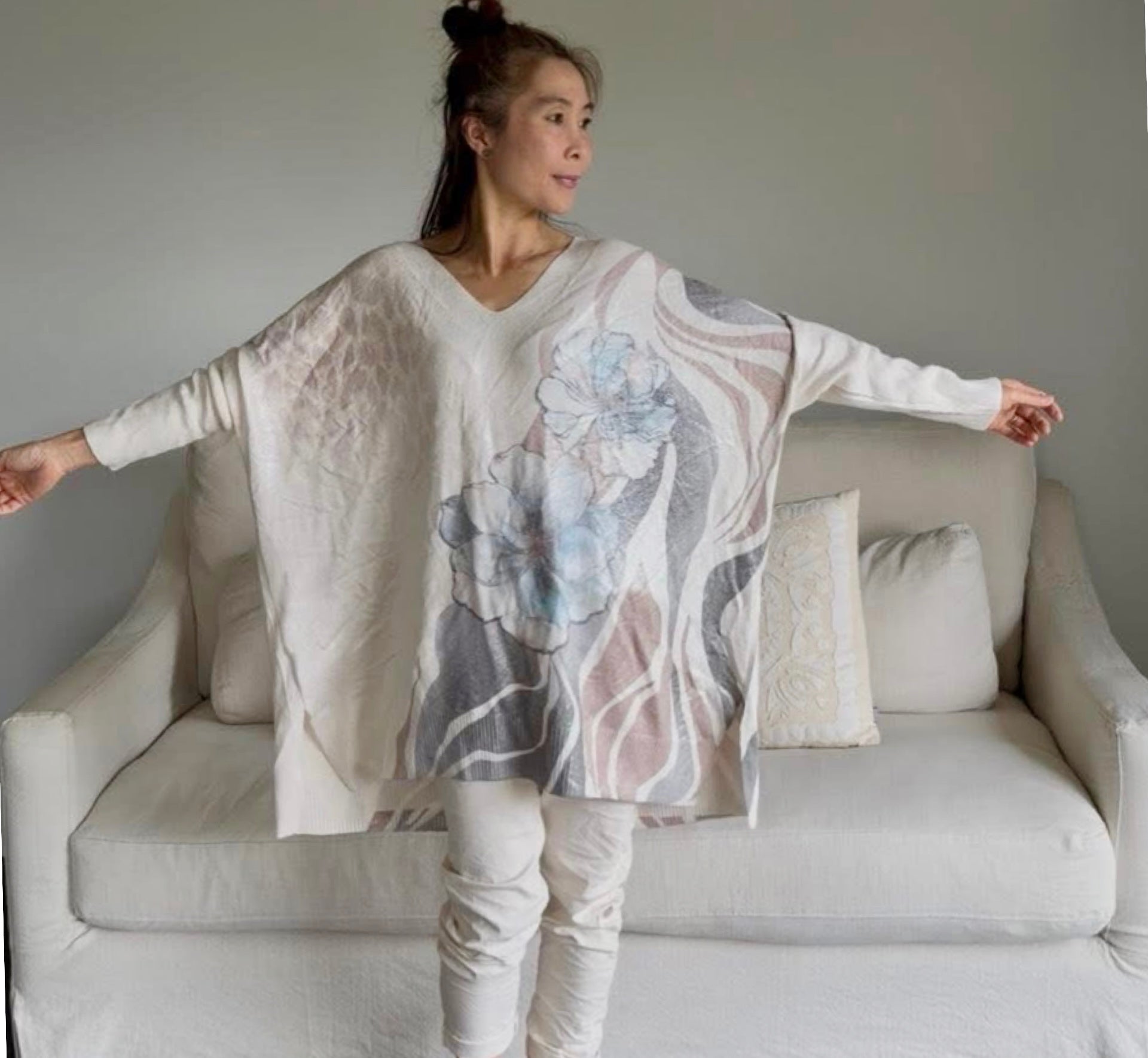 Winter Bloom Top/Tunic