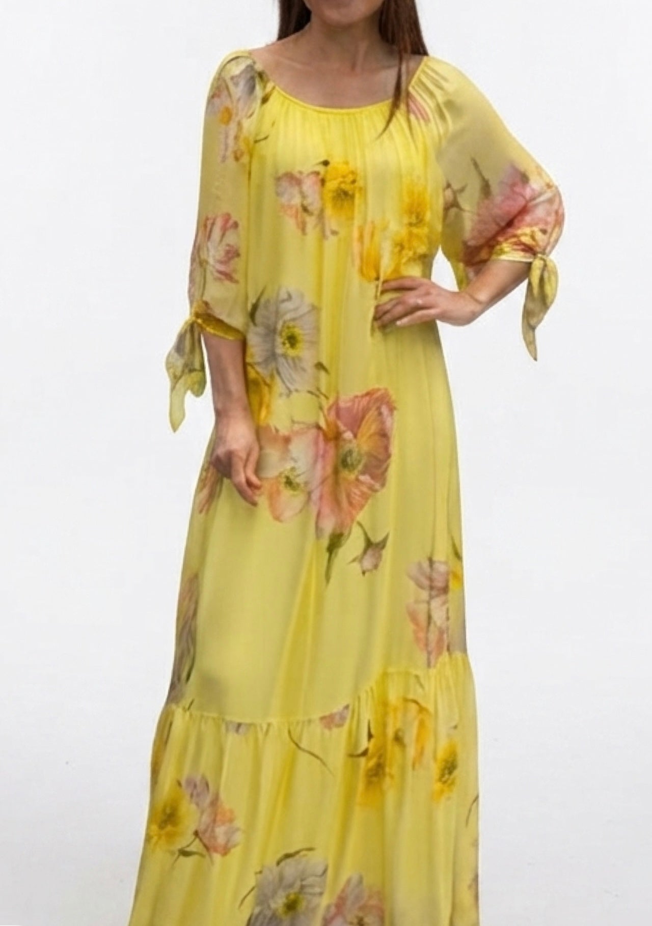 Blossom Silk Dress