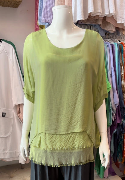 Made in Italy Lavinia Silk Top