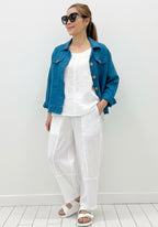 Italian Province Perenna Linen Jacket
