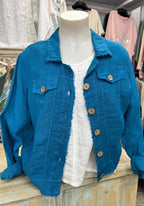 Italian Province Perenna Linen Jacket