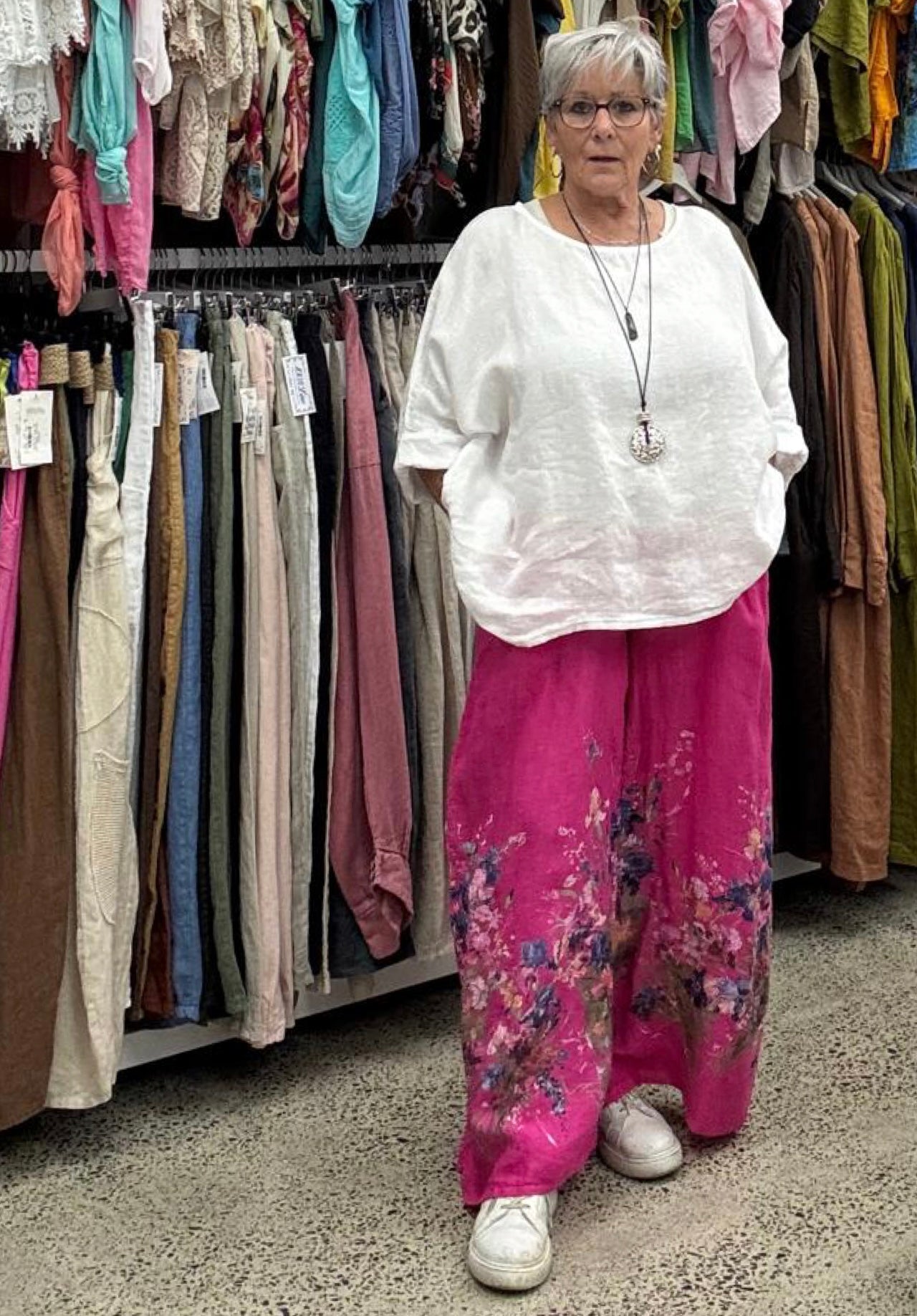 Fiorella Linen Pants