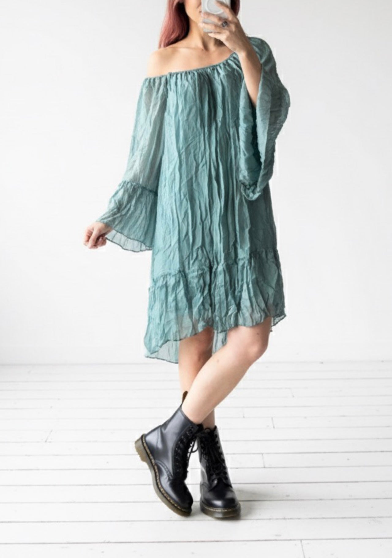 Made In Italy Tara Bella Silk Tunic/Dress