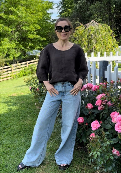 Liliosa Linen Top