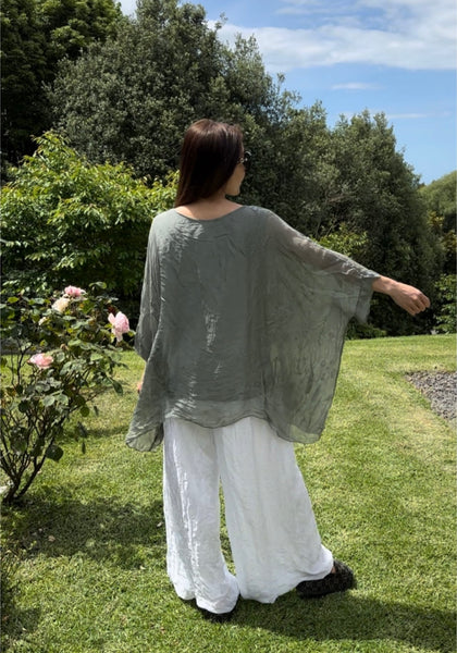 Made in Italy Tiara Silk Top