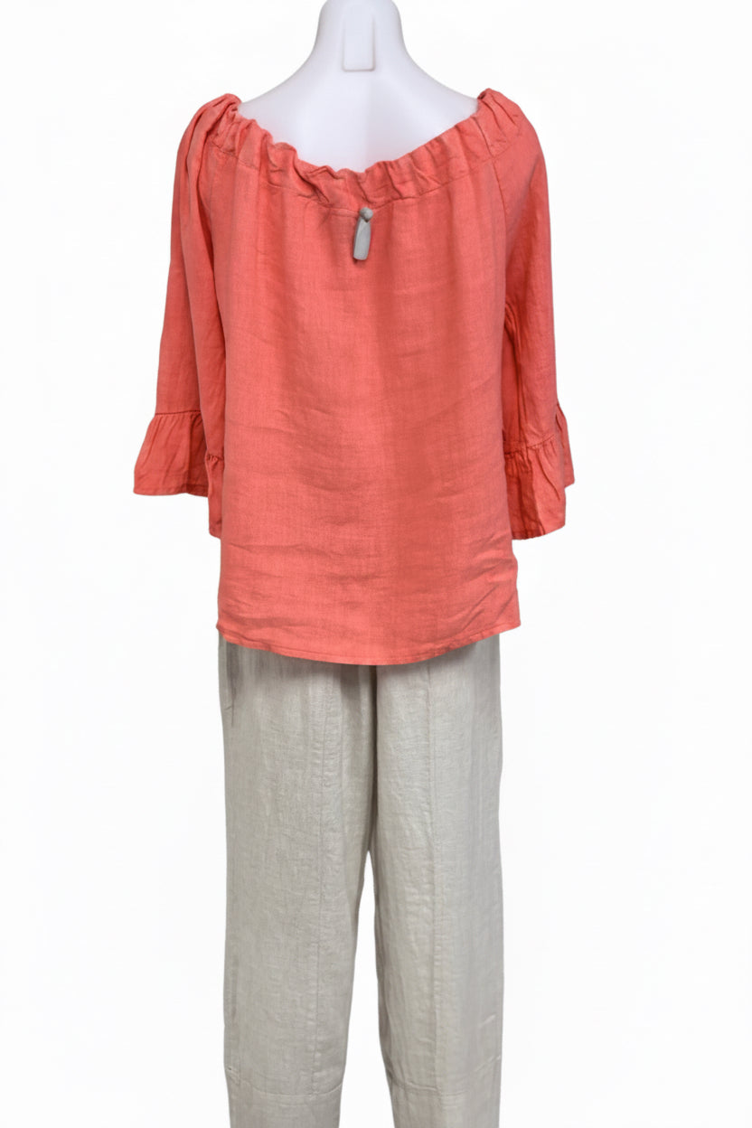 Adelina Linen Top
