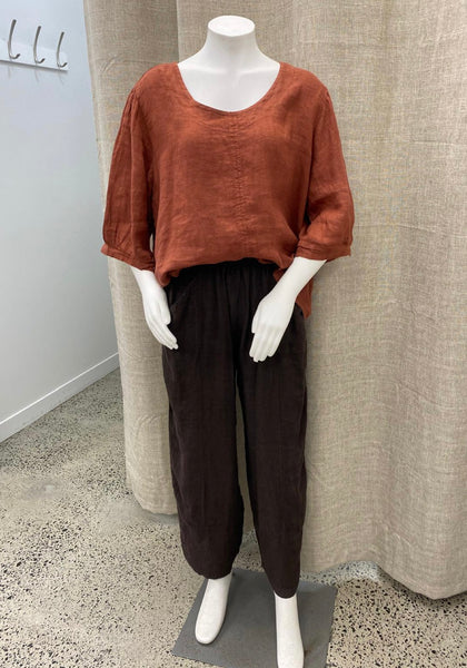 Liliosa Linen Top