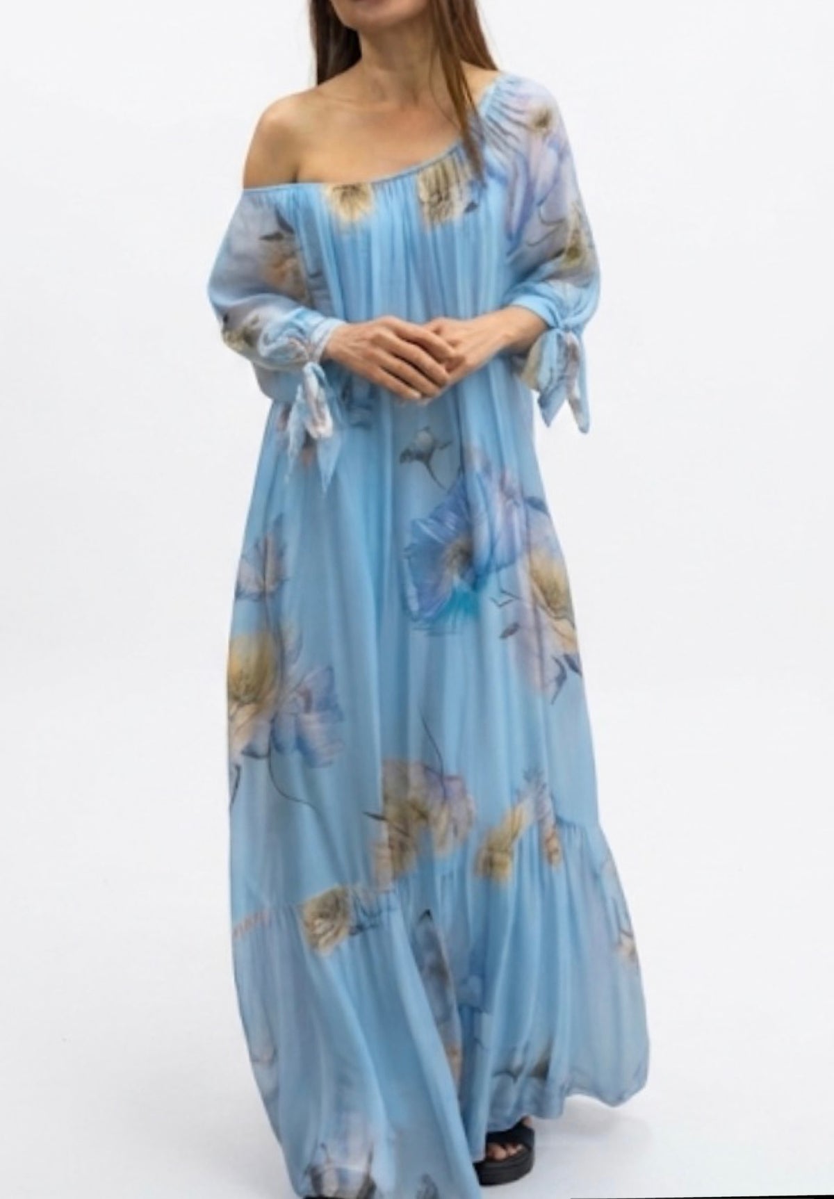 Blossom Silk Dress