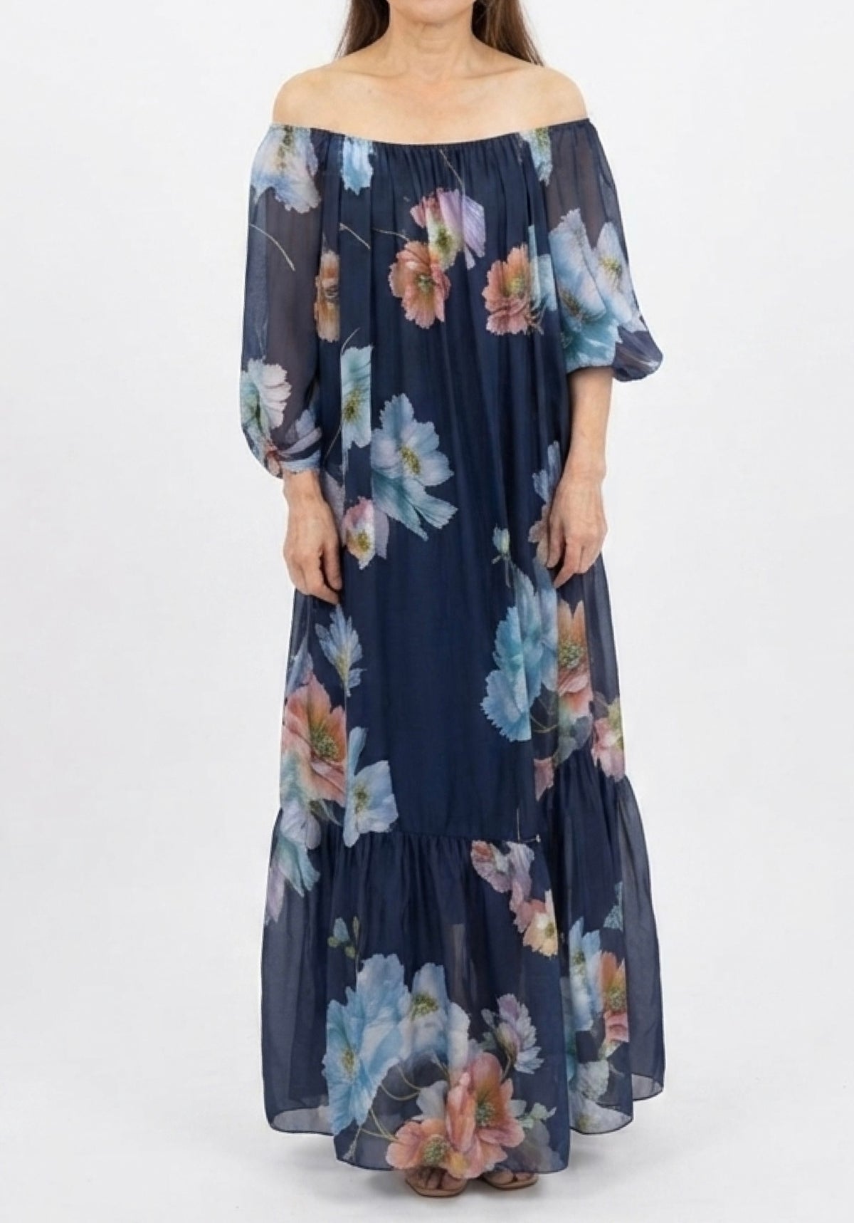 Blossom Silk Dress