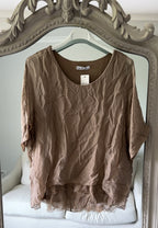 Made in Italy Lavinia Silk Top