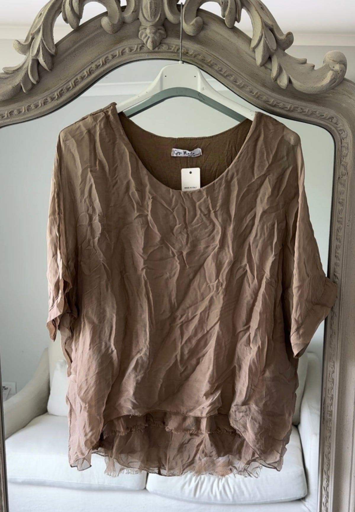 Made in Italy Lavinia Silk Top