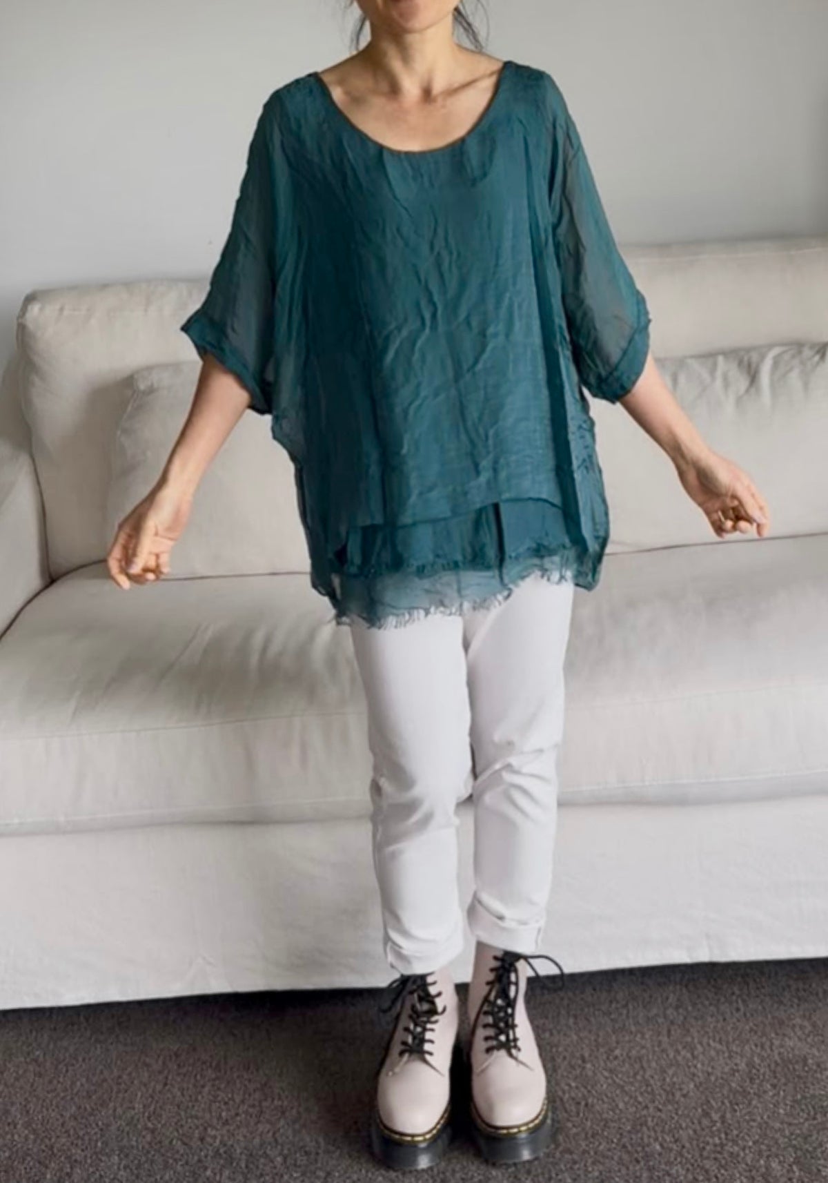 Made in Italy Lavinia Silk Top