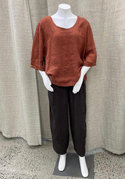 Liliosa Linen Top
