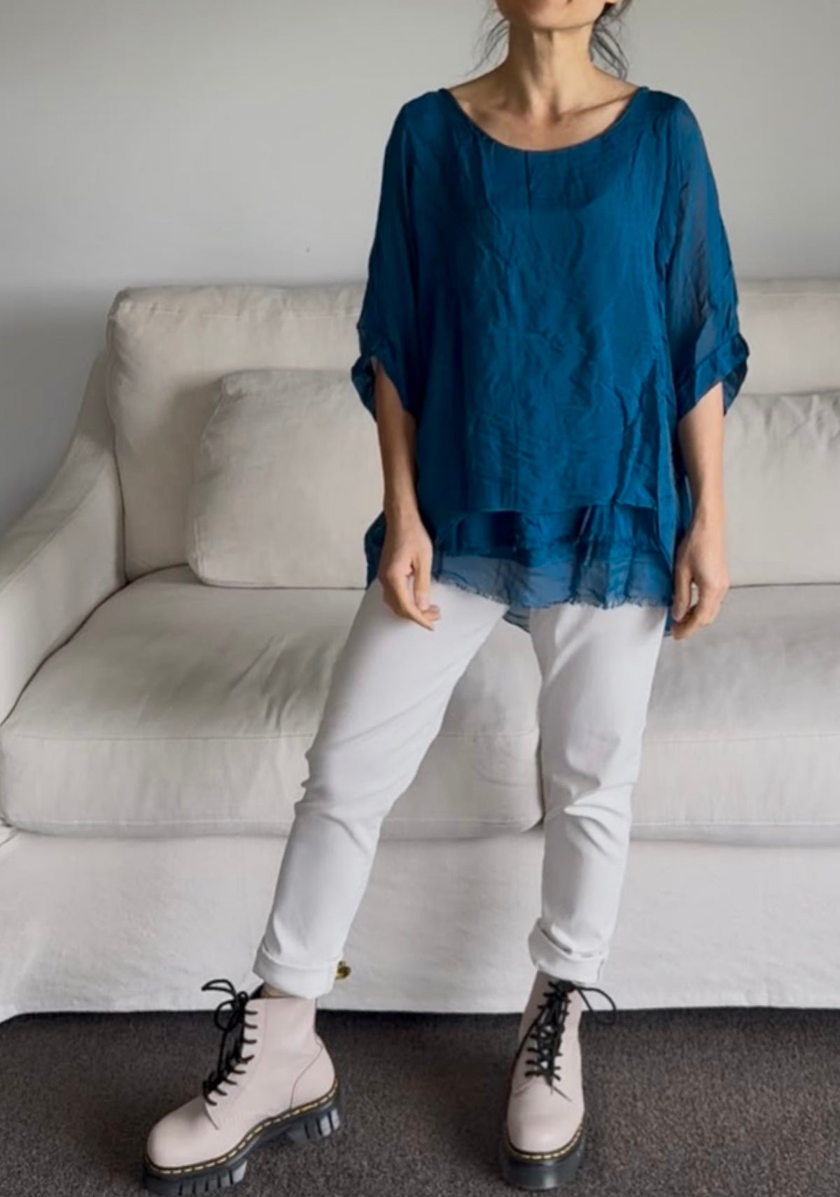 Made in Italy Lavinia Silk Top