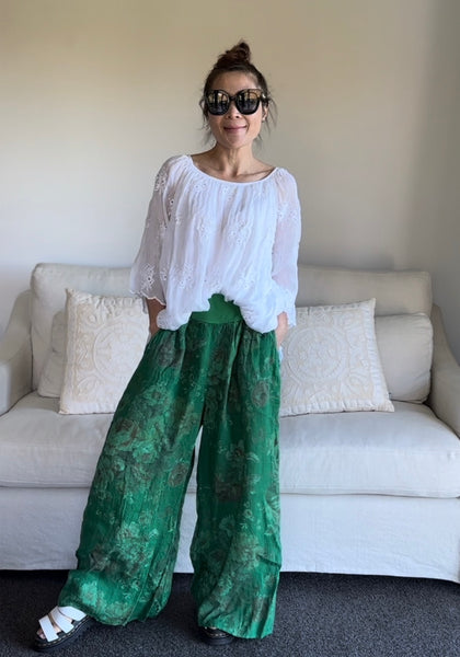 Made in Italy Melissa Floral Pants