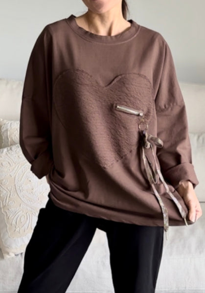 Made in Italy Minna Heart Top