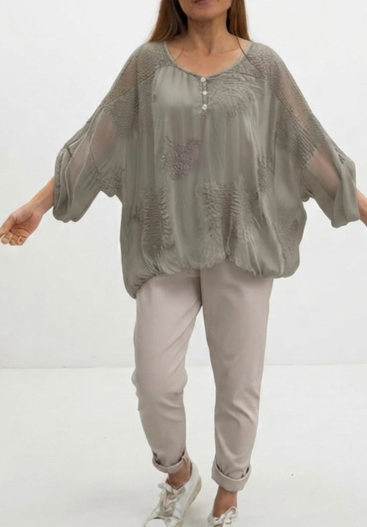 Nicola Silk Top