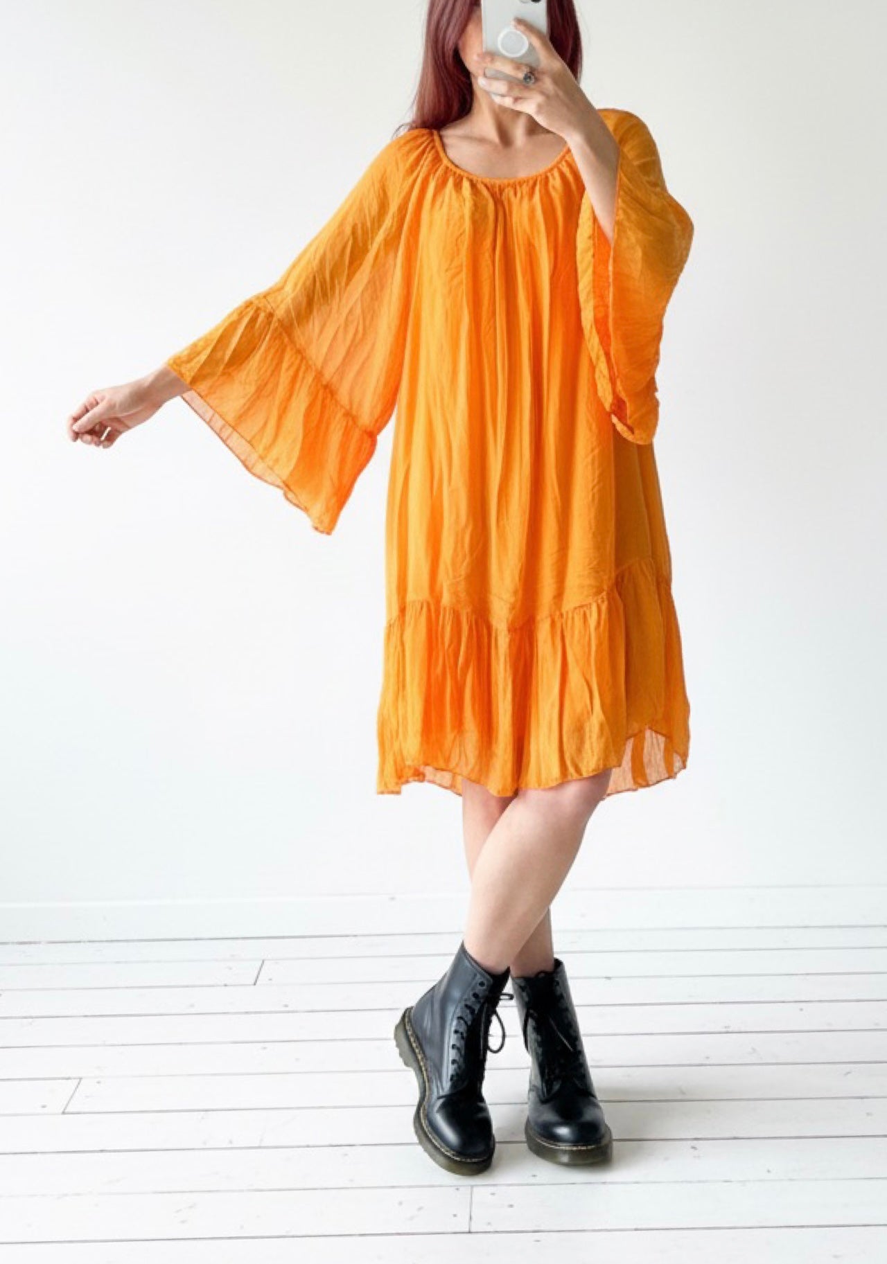 Made In Italy Tara Bella Silk Tunic/Dress