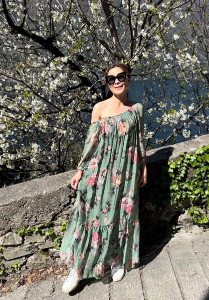 Blossom Silk Dress