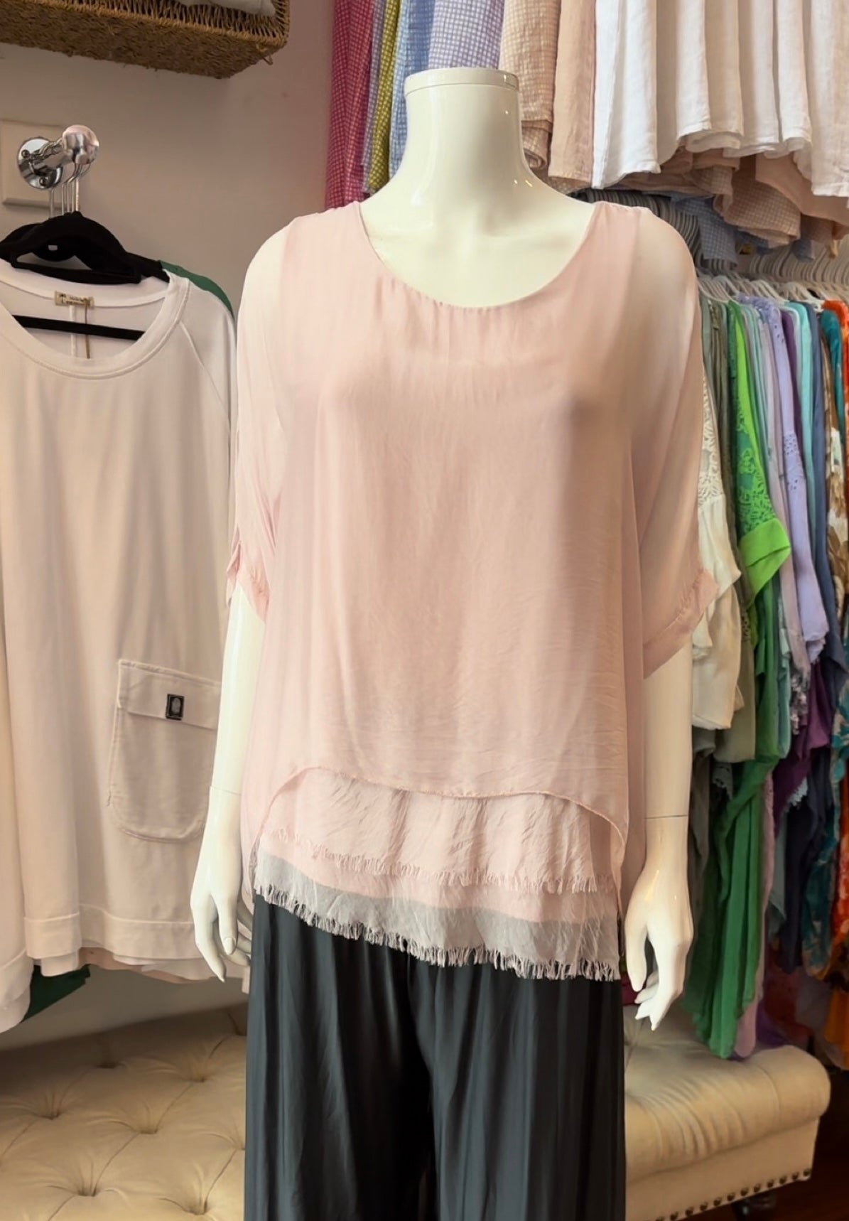 Made in Italy Lavinia Silk Top