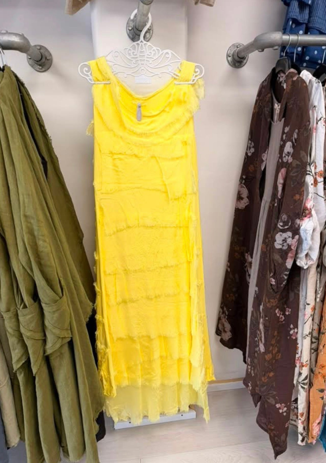 Made In Italy Elisa Silk Dress