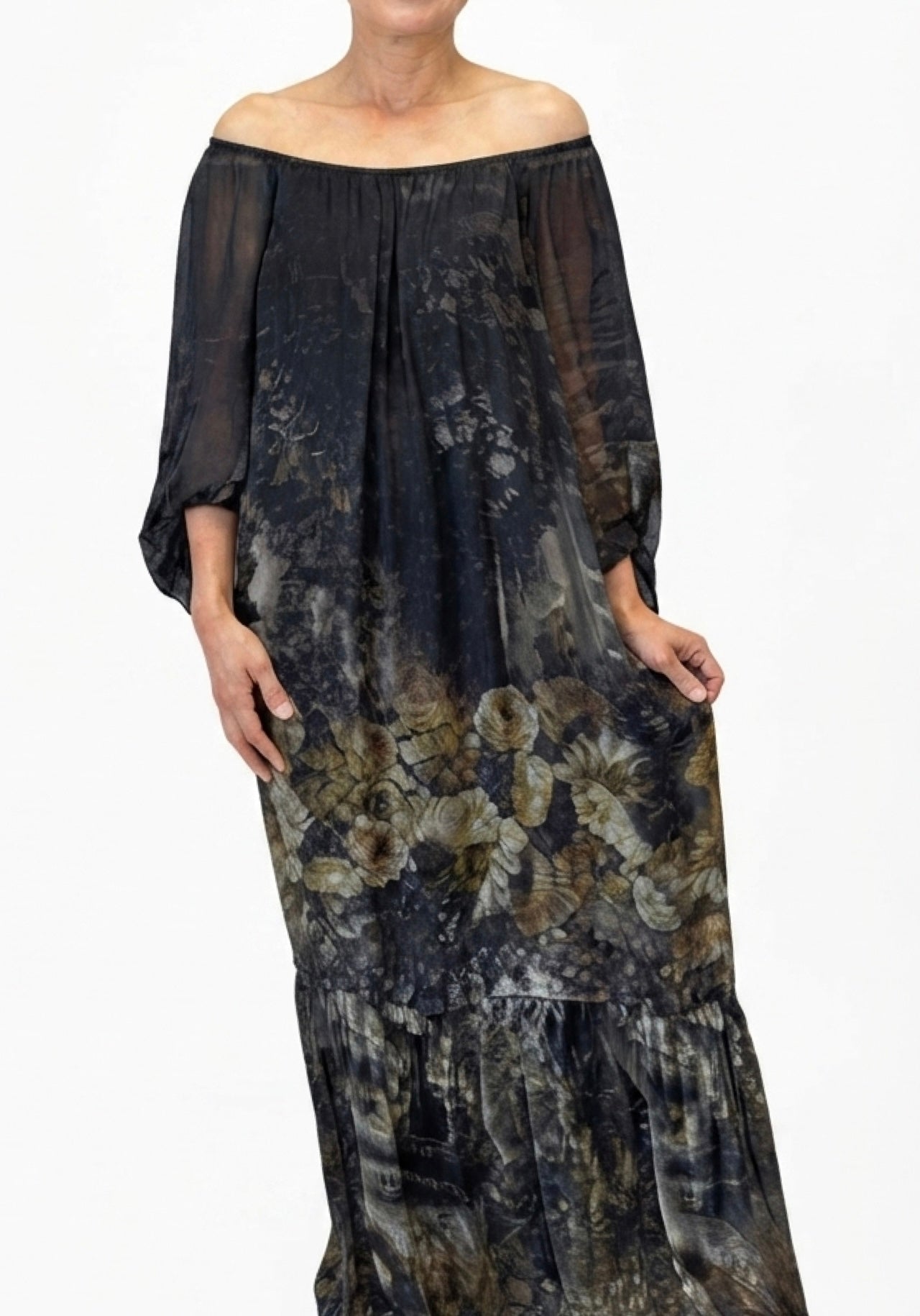 Riella Silk Dress
