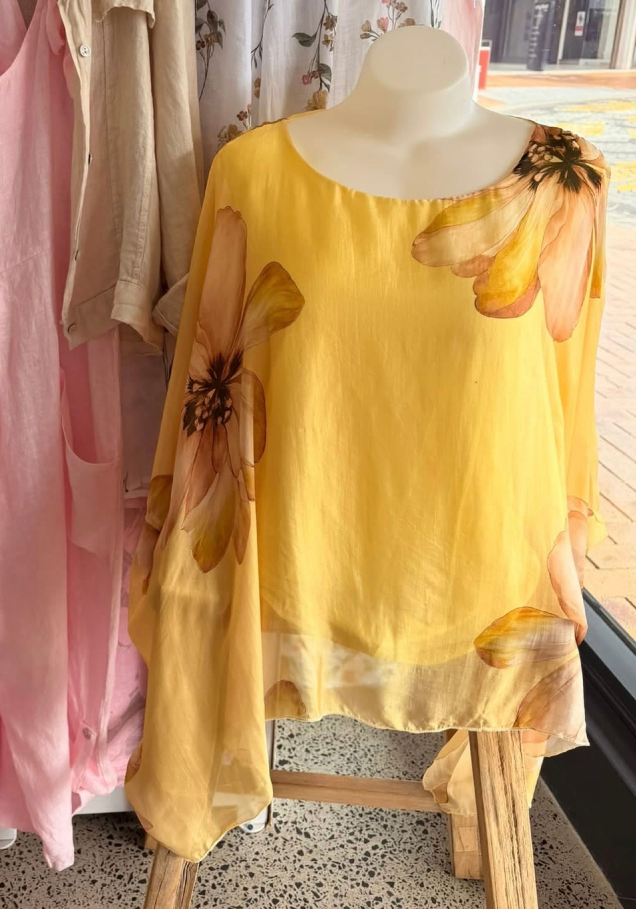 Full Bloom Silk Top