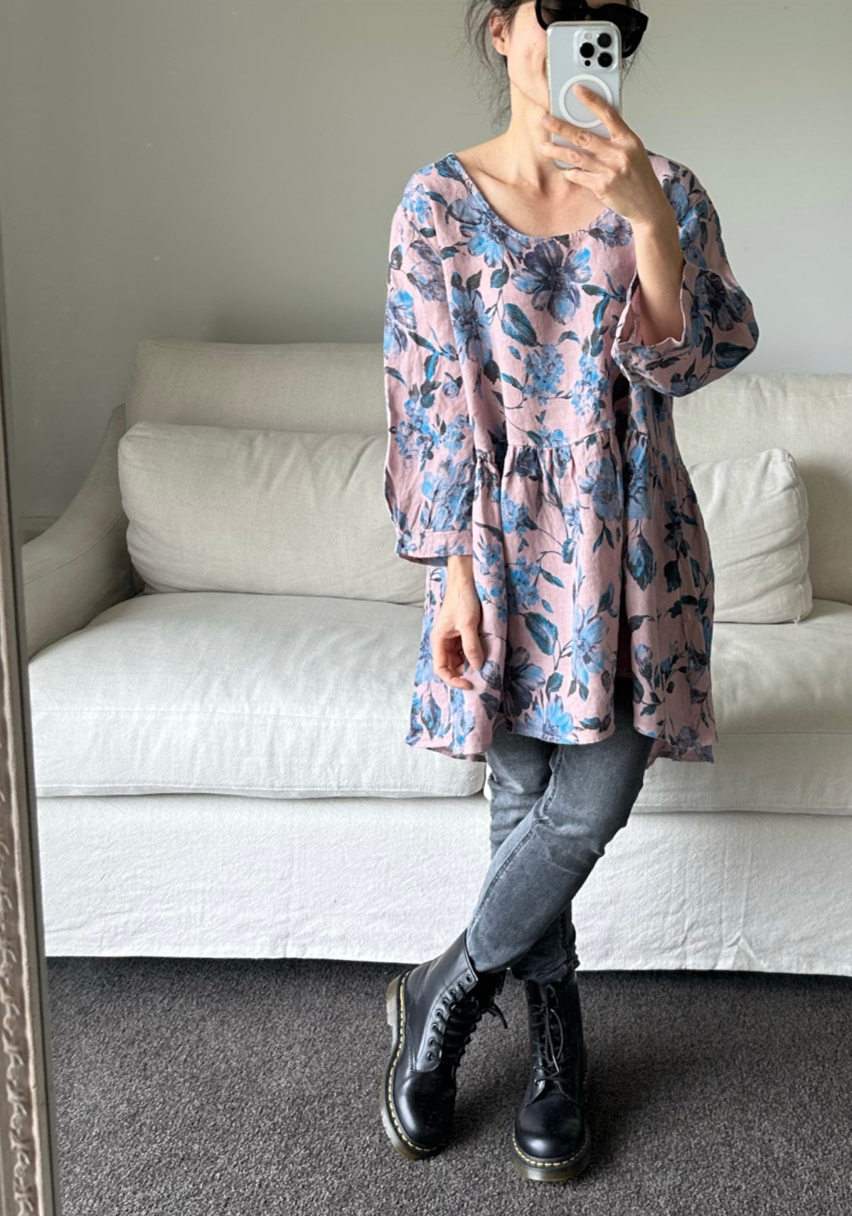 Italian Province Bellezza Floral Top