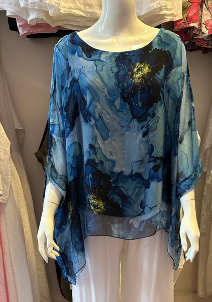 Made In Italy Stefania Silk Top