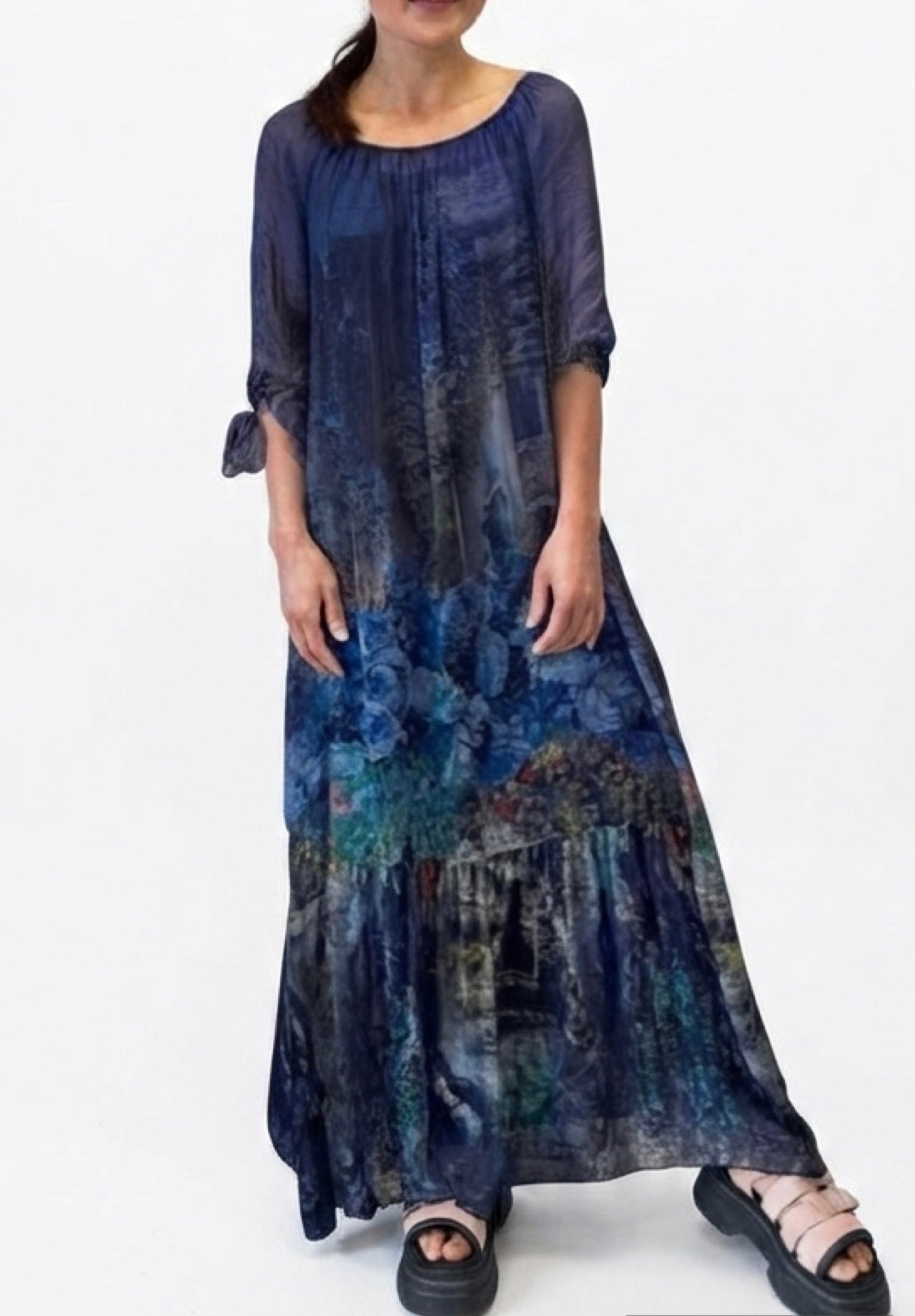 Riella Silk Dress