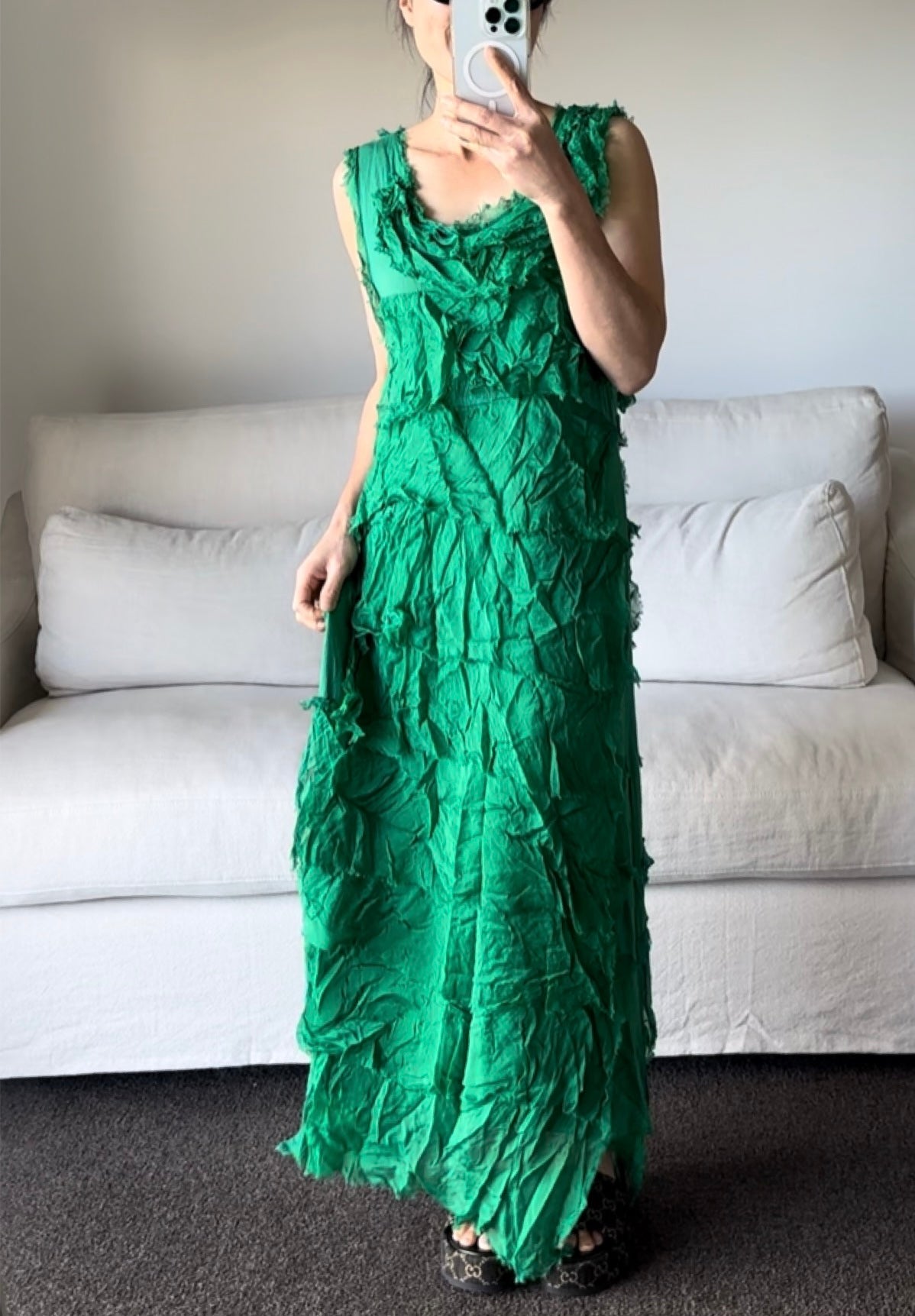 Made In Italy Elisa Silk Dress