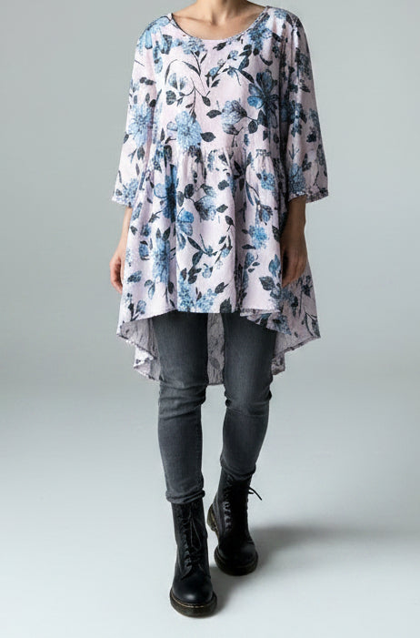 Italian Province Bellezza Floral Top