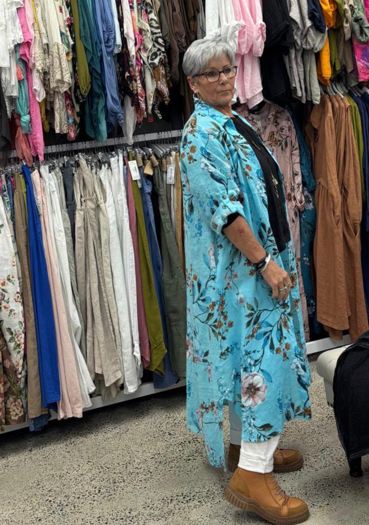 Aida Floral Shirt Dress